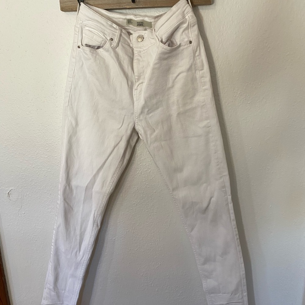 TopShop white skinny jeans